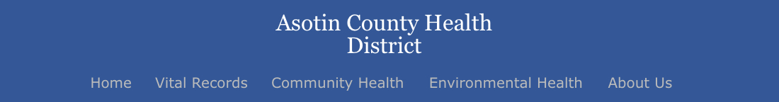 Asotin County Health District